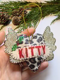 Image 4 of Personalised Angel Heart Christmas Decoration
