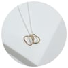 Multi Tone Heart Necklace
