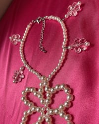 Image 3 of Flower Pearl Anklet 