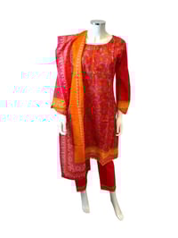Image 2 of 3pc thin khaddar suit 