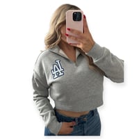 Image 2 of Dodgers Crop Sweater 