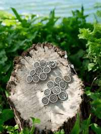 Earrings - brass, dangle