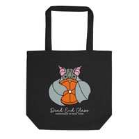 Image 1 of Citrus Bat Tote Bag - Pink Ears