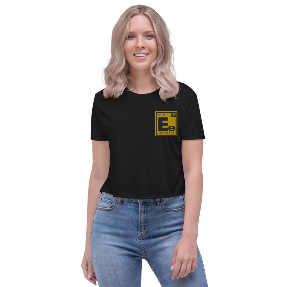 Element Eighty Embroidered Logo Female Crop Tee