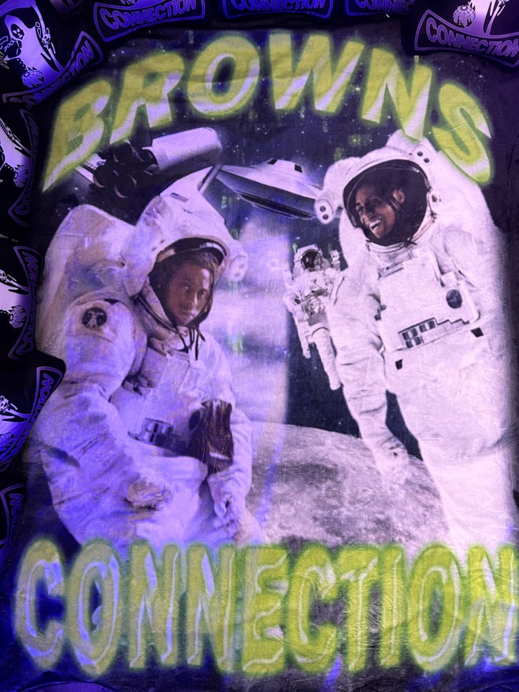 Image of Man on the moon Blaket 