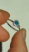Image of Opal & aquamarin Ring