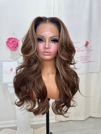 Image 1 of Caramel balayage free part (ready to ship) 
