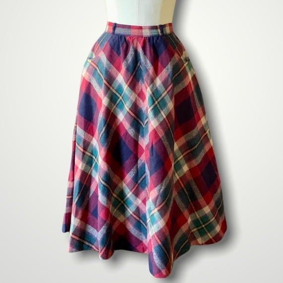 College Town Wool Skirt XS
