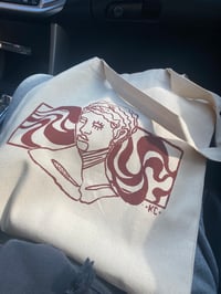 Image 1 of Trippy Bust Tote Bag