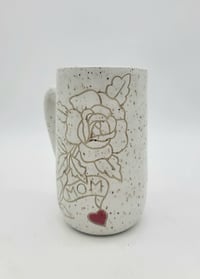 Image 2 of White Mom Rose Mug  