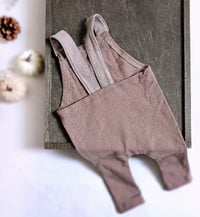 Image 3 of Newborn romper for photo shoots | Dylan | cocoa brown