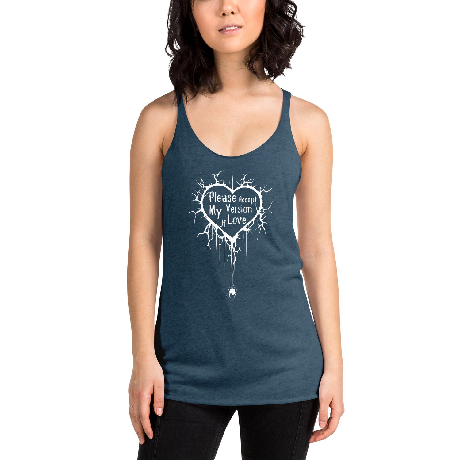 Image of Officially Licensed Accept my love heart tank top