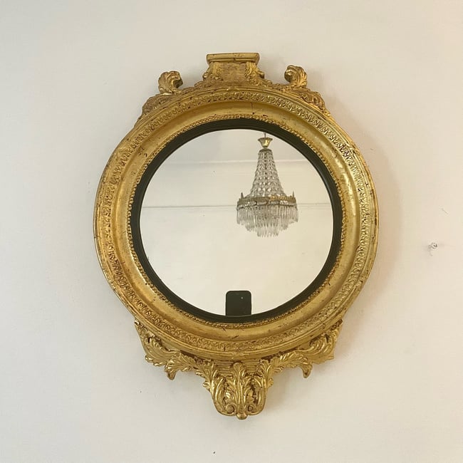 1950’s Regency Style Gilded Mirror
