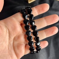 Image 2 of Obsidian Heart Bracelet ($7)