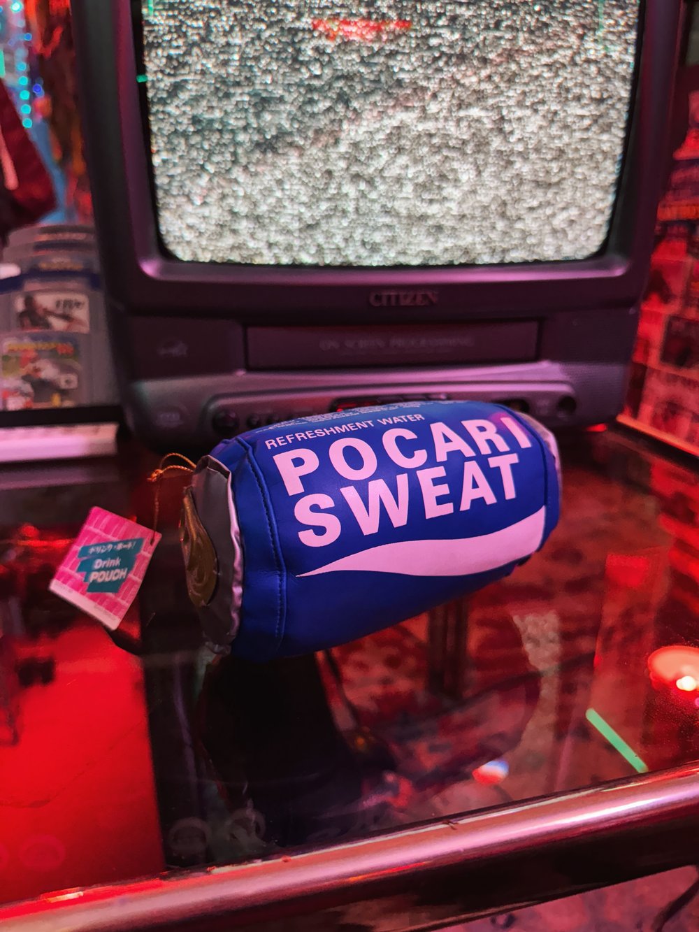 Pocari Plush Pouch