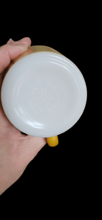 Image 21 of Set of 3 Pyrex Yellow Foulard Atomic Starburst Mugs 