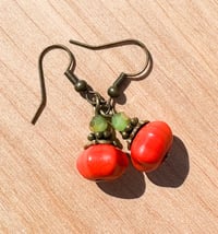 Image 3 of Pumpkin Pixie Dangles