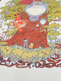 Image 3 of Large 'The Spirit Totoro' Risograph Print