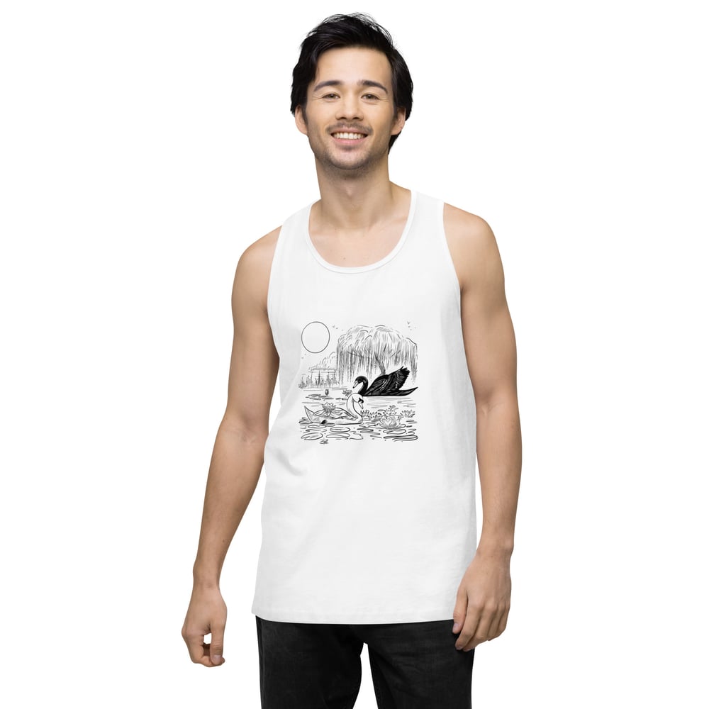 Swan Lake Men’s premium tank top