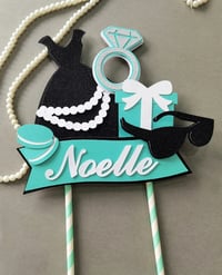 Image 5 of Breakfast At Tiffany Inspired Bridal Party Banners Garlands. Bride And Co Party Decor
