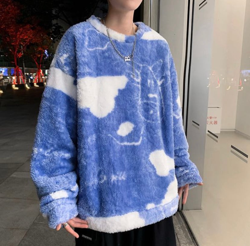 Image of Autumn Winter Warm Baggy Sweatshirt