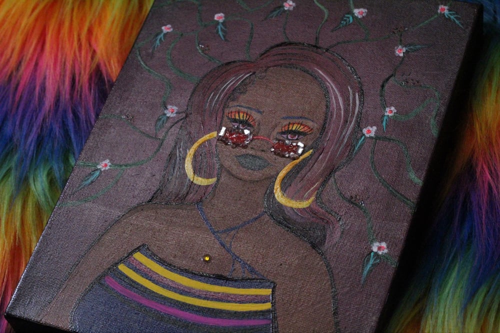 Image of “Lady Bug” 🐞 9x12 1/1 Original 