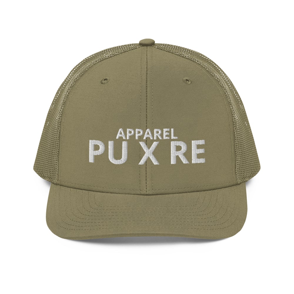 Image of Pure X Logo Script Trucker Cap