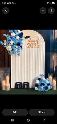 Image 3 of White Stand Rental Description.