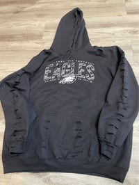 2X Eagle destroyed hoodie