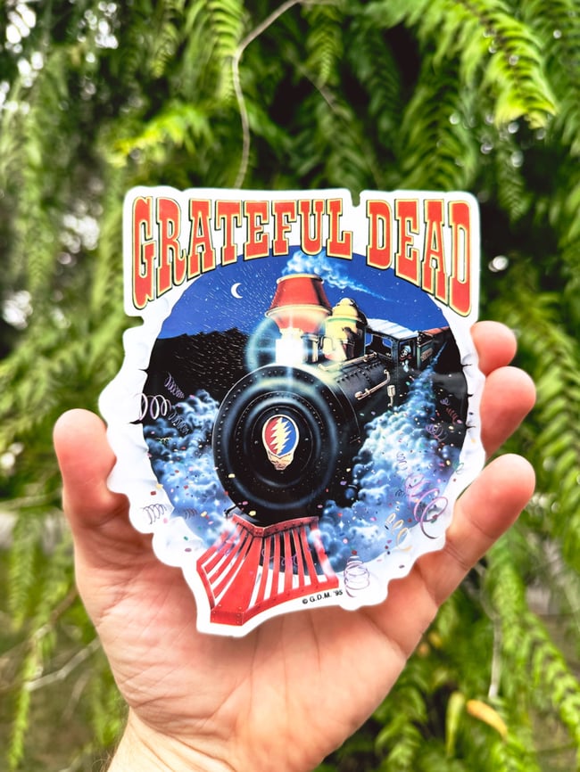Grateful Dead 1995 Tour ‘Northbound Train’ 5” Sticker 