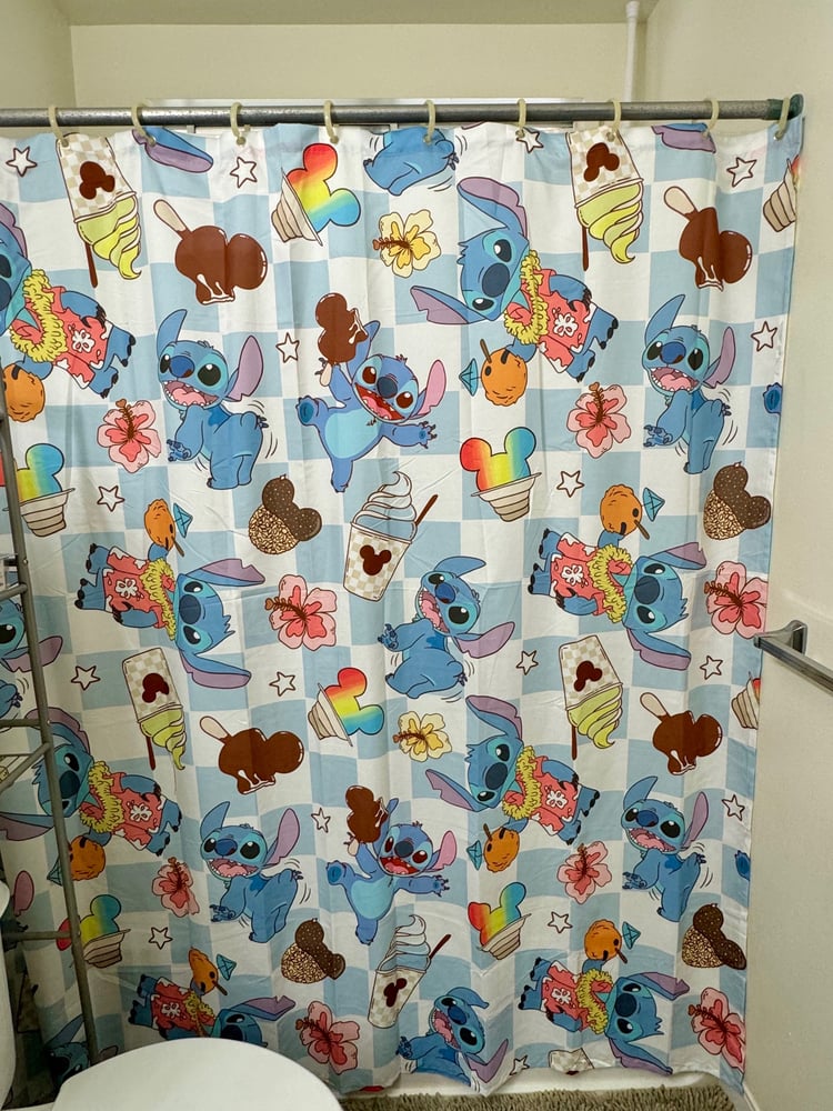 Image of CrazyAshCrafts Collab Braddah626 Shower Curtain