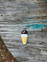 Image 1 of Ice cream cone necklace 
