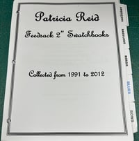 Image 1 of Feedsack 2” Swatchbook printed chapter tabs