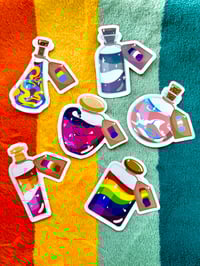 Image 1 of Pride Bottle Stickers