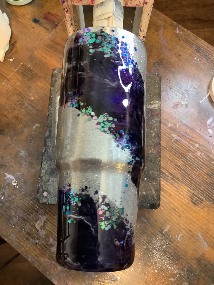 Image of 30oz Silver Oil Slick