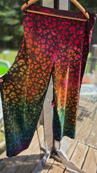 Image 4 of Rainbow Leopard Leggings