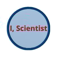 I, Scientist Embroidered Patch