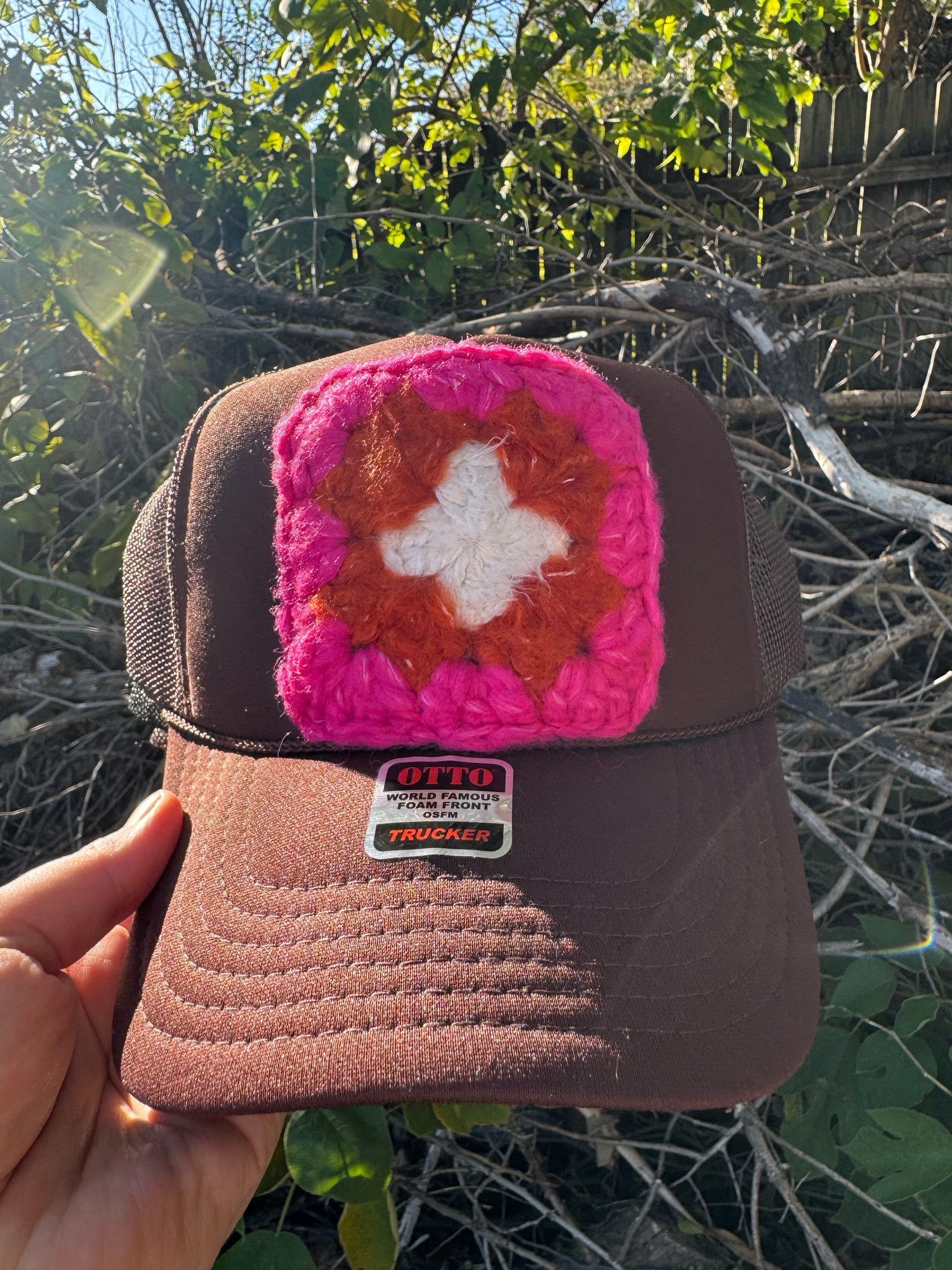 Image of Granny Square Trucker Hat 