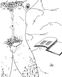 Book Worm Art Print