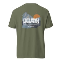 Image 11 of Faith Moves Mountains / garment-dyed heavyweight t-shirt