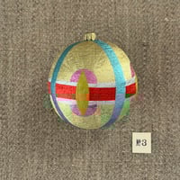 Image 5 of Round Metallic Retro Ornaments