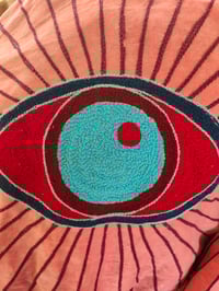 Image 5 of PRE-ORDER ONLY Wanderlust - Velvet evil eye oversized tote bag