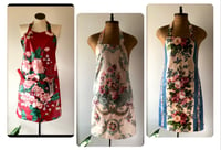 Image 1 of “Murder, She Wrote” inspired, custom made, vintage 80’s fabric APRONS
