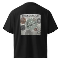 Image 3 of Unisex organic oversized high neck t-shirt/Gears
