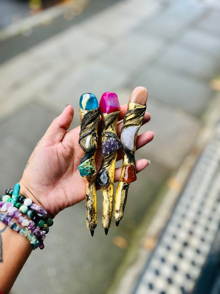 Image of Eclipse Manifesting Pen Peach Moonstone