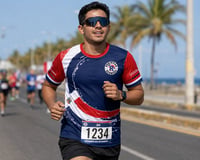 Dominican Runners Official Team Shirt – Dominican Flag Blue
