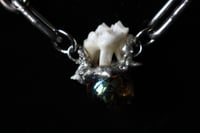 Image 2 of Dead Good rainbow marble and deer tooth chunky chain