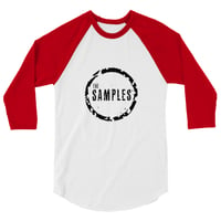 Image 1 of Circle Logo/Unisex 3/4 sleeve raglan shirt- 7 COLORS AVAILABLE