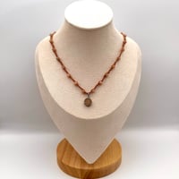 Image 2 of Pink Sunstone Necklace