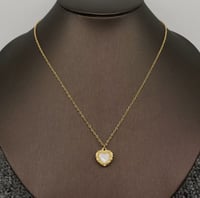 Image 4 of Love Pendant Necklace | 18k Gold-Plated